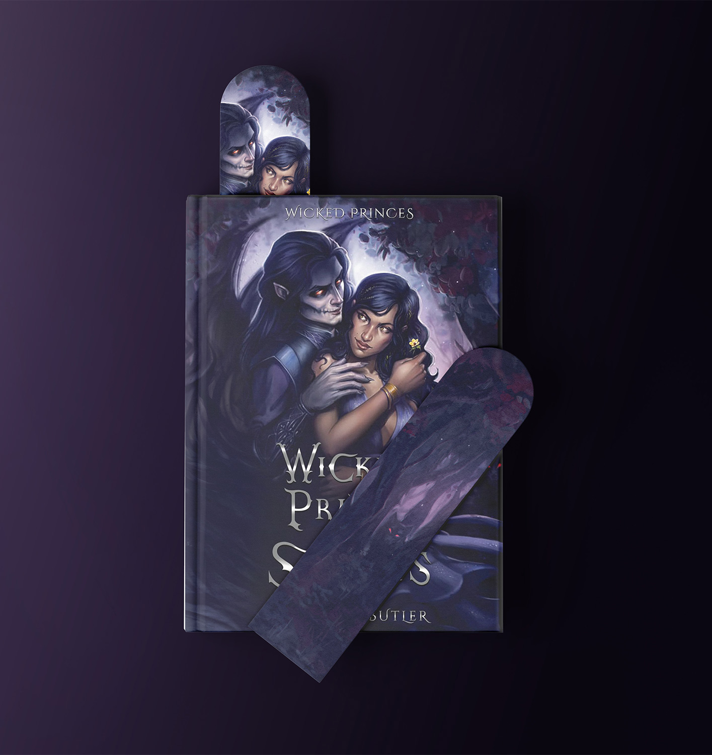 Wicked Prince of Shadows — alternate book presentation.