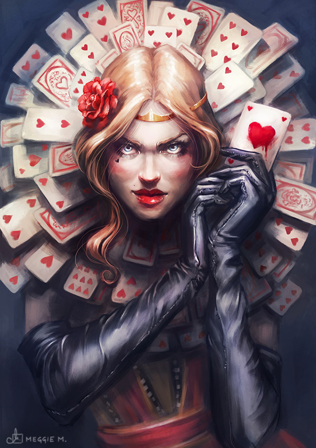 Poker Casino illustration assets graphic design by Meggie M. Art - Małgorzata Motyka